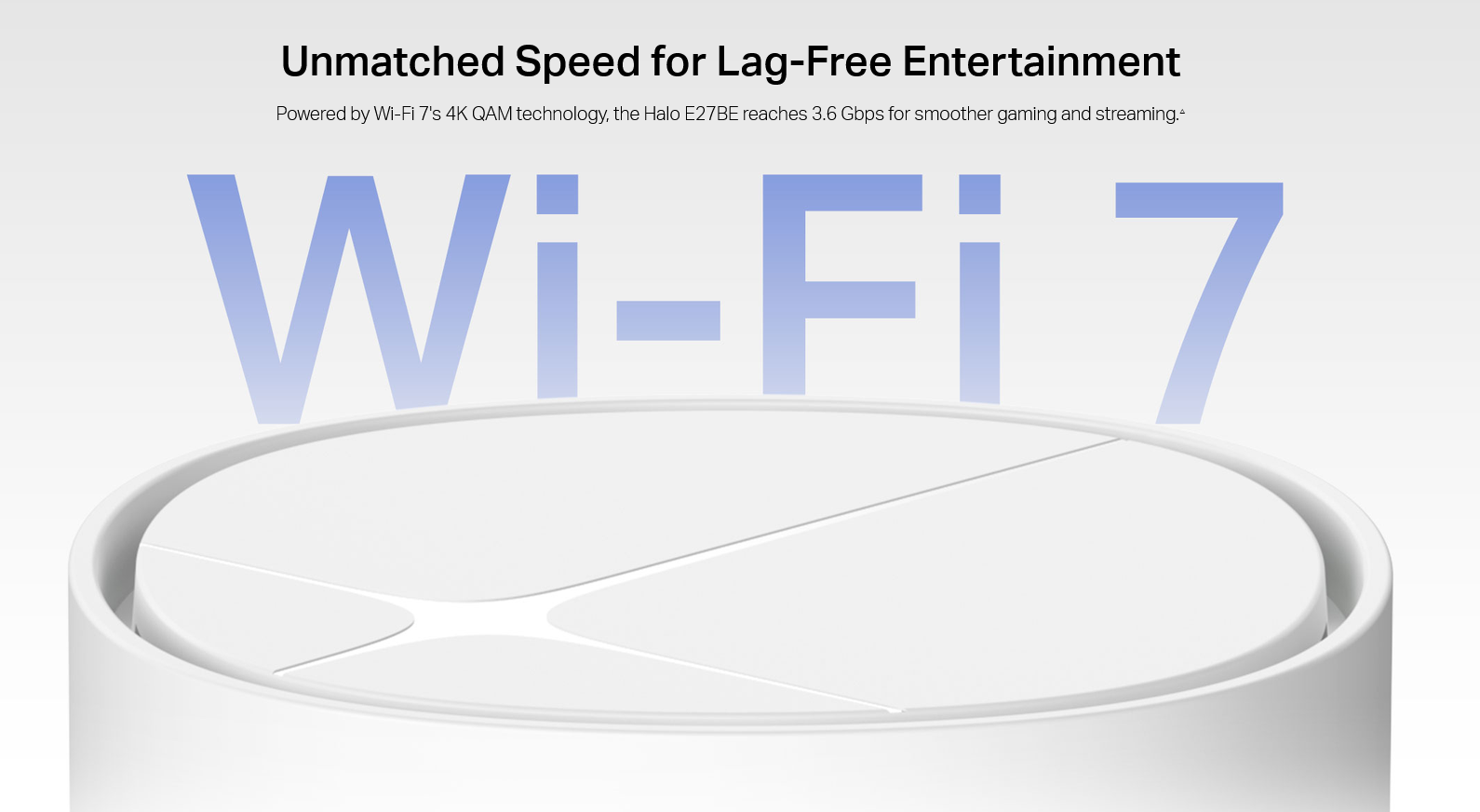 Halo E27BE | BE3600 Whole Home Mesh Wi-Fi 7 System 